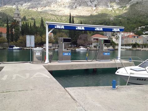 ina gas station|Fuel stations in Croatia on mySea.